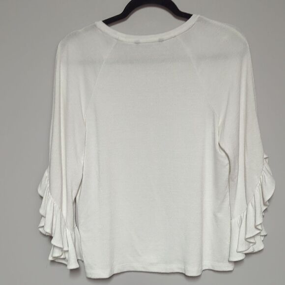 Banana Republic White Long Sleeve Blouse - Picture 5 of 6